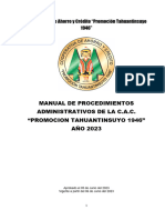 Manual de Procedimientos Administrativos 2023