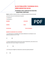 Censo General de Población y Viviendas en El Barrio Bienestar Social 22222222