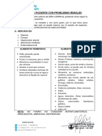 Dieta para Paciente Con Daño Renal