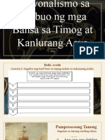 Nasyonalismo Sa Pagbuo NG Mga Bansa Sa Timog