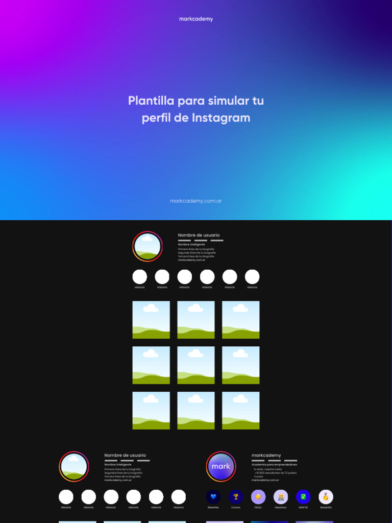 Plantilla Perfil de Instagram | PDF