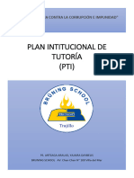 PLANIFICACION DE LA TUTORÍA, ORIENTACIÓN EDUCATIVA Y CONVIVENCIA ESCOLAR - Formatos