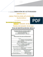 Programación de Actividades 604 Clínica 2024-2