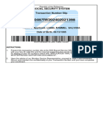 Transaction - Number - Slip Lubid, Rammel Salvidia