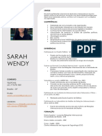 CV - Sarah Wendy