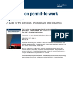 HSG 250 - Guidance On Permit To Work Systems