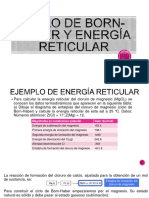 CICLO DE BORN-HABER Y ENERGÍA RETICULAR_ ESTRUCTURAS DE LEWIS