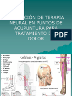 Clase 4. Aplicacion de Terapia Neural en Puntos de Acupuntura para Tratamiento Del Dolor PDF