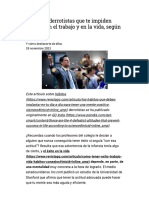 4 hábitos derrotistas que te impiden triunfar en el trabajo y en