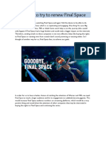 Project To Try To Renew Final Space-2