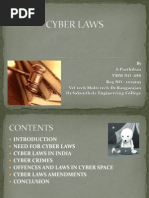 Presentation On Cyber Laws | PDF | Cybercrime | Internet