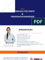 Hemorragia Pos Parto Transdiciplinaridade - Jaqueline Leite - GT Ses SP