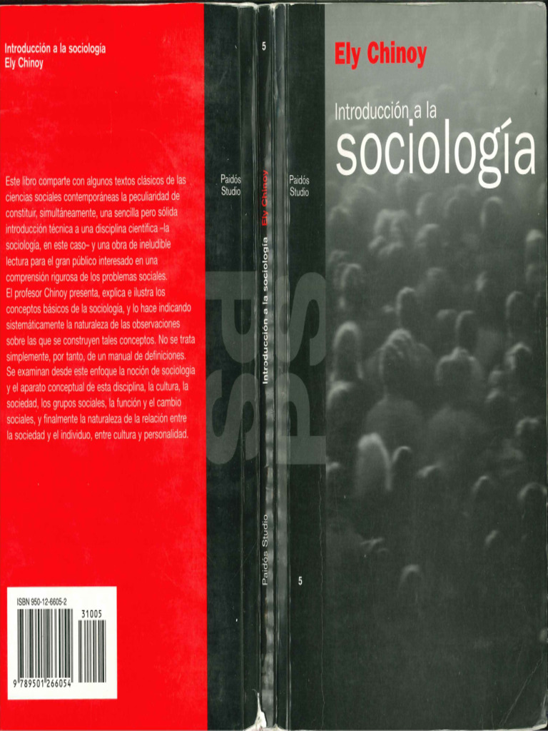 LIBRO Introduccion A La Sociologia Ely Chinoy | PDF