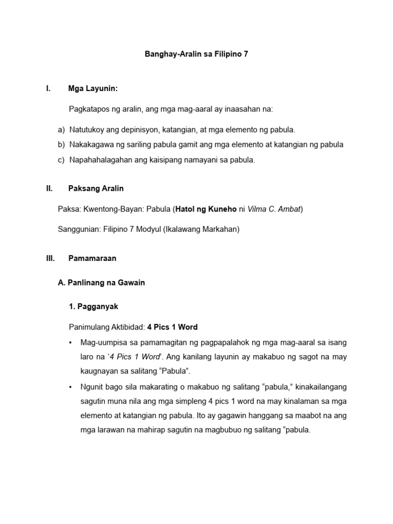 Lesson Plan Sketch Pdf