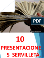 10 presentaciones servilleta