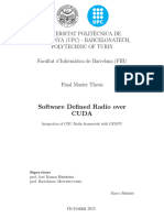 Software Defined Radio Over Cuda