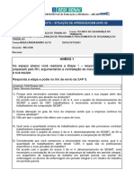 Folha Resposta - Situação de Aprendizagem (Sap) 05