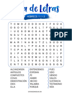 Hebreos 11 1 3 Sopa de Letras