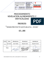 P.09.F.33-OT-505 PROC. NIVEL, ALINEAM - VERTICAL Rev 2