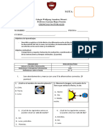 prueba c. naturales día y noche 2° básico