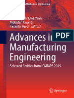 Advances in Manufacturing Engineering - Selected Articles From ICMMPE 2019 - Seyed Sattar Emamian, Mokhtar Awang, Farazila Yusof - Springer