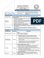 Lesson Plan in Peace and Values Education CULTIVATING INTERCULTURAL RELATIONS THROUGH GOOD STEWARDSHIP