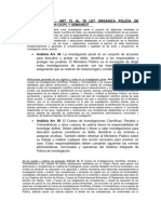 Art 34 - 39 Art 72 Al 76 Ley Orgánica Policía de Investigación Cicpc Y Semanecf