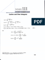 Cosine and Sine Integrals