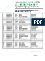 JADWAL IMAM TARAWIH 2018