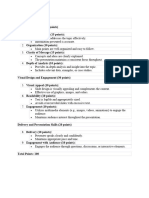 rubrics for reporting