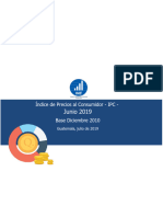 Informe Mensual Ipc - Junio 2019