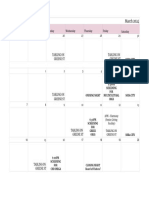 Marketing Calendar - Sign Up Calendar