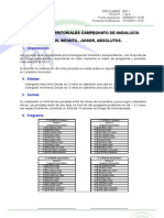 Jornadas Territoriales Campeonato de Andalucía Alevin, Infantil, Junior, Absolutos