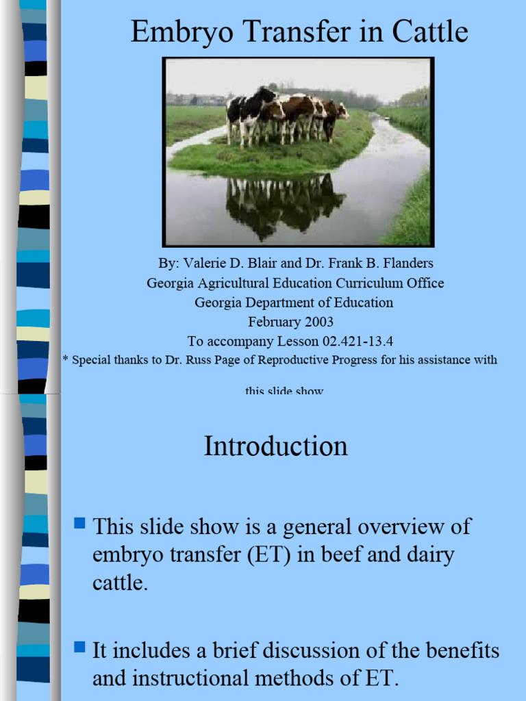 Embryotransferincattle 141015070522 Conversion Gate02 | PDF | Cattle ...