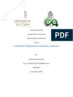 Clasificacion de Pruebas Sensoriales - Ernesto Medina