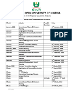 Approved 2021 2022 Academic Calendar