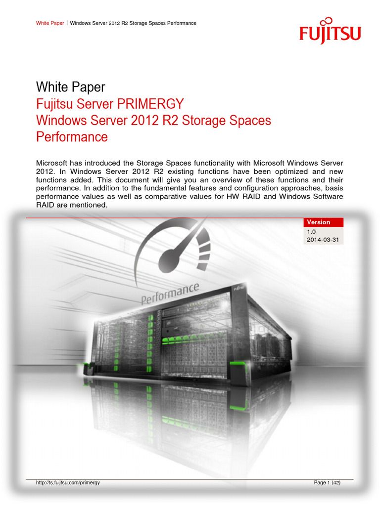 Windows Server 2012 R2 Storage Spaces Guide | PDF | Solid State Drive ...