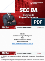 Concurso SEC BA Dominando Língua Portuguesa com Fernando Moura