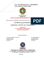 Visvesvaraya Technological University: Art Gallery Management System