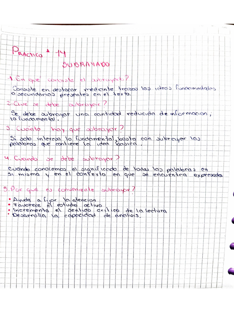 Subrayado | PDF