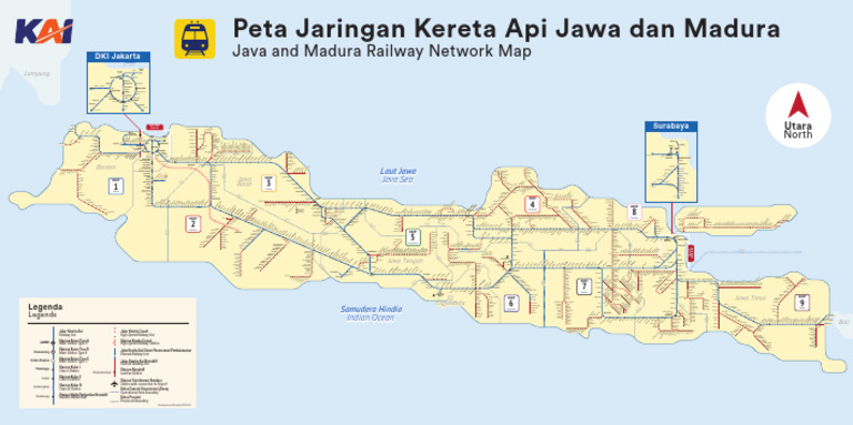 Rail Map of Java | PDF