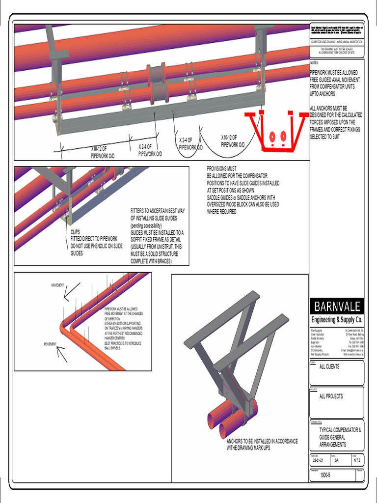 CAD Guidelines for Pipe Support Systems | PDF