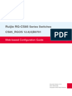 Ruijie RG-CS85 Series Switches RGOS 12.6 (4) B0701 Web-Based Configuration Guide (V1.0) - Copiar
