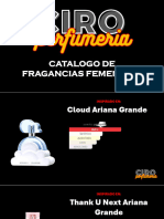 Catalogo de Fragancias Femeninas