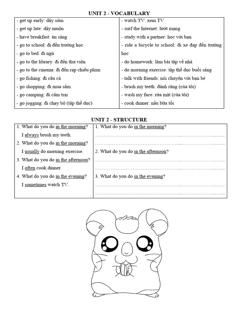 UNIT 2-GRADE 5 | PDF