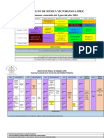 Horario de Examen 1 Parcial 2024