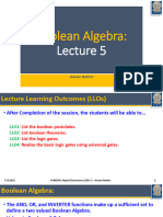 Session 5 BooleanAlgebra