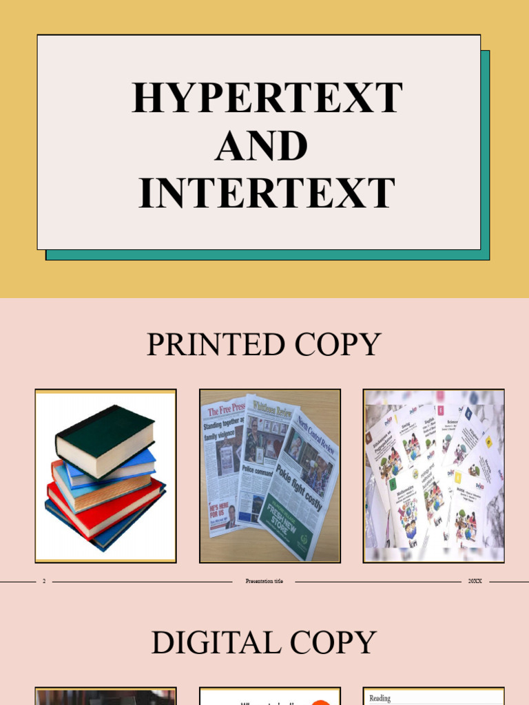 Understanding Hypertext and Intertextuality | PDF | Hypertext | World ...