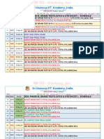 2024 ALL BATCHES GTA , KCET , APCET SCHEDULE