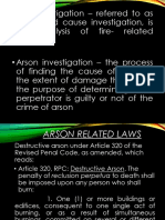 A. Definition Arson Related Laws